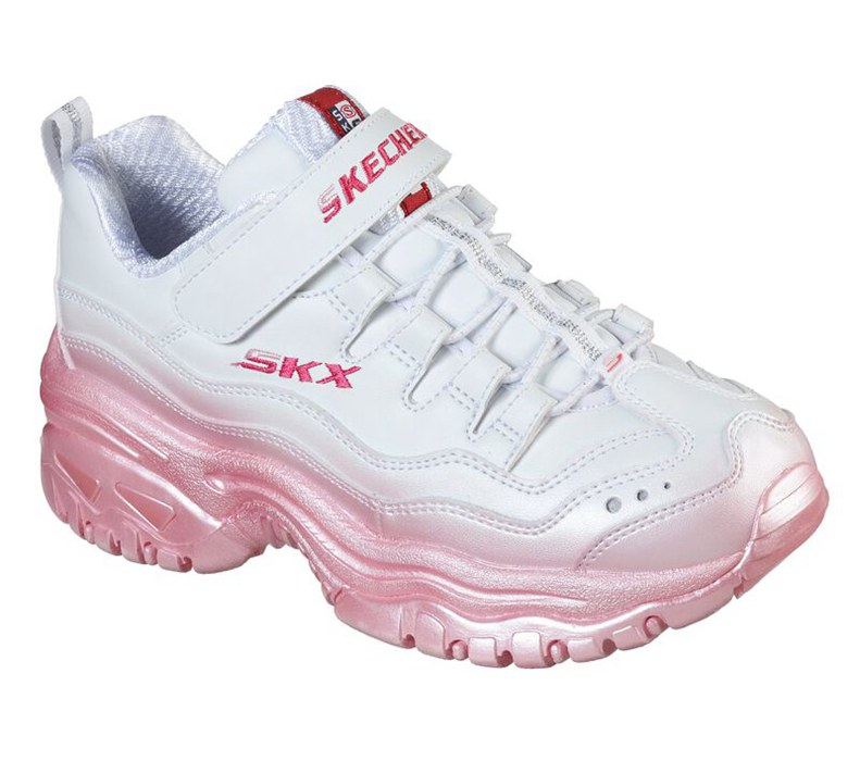 Skechers Energy - Candy Dust - Girls Sneakers White/Pink [AU-RY7809]